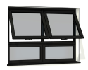 sh_Janela PVC 2 Folha Maxiar 2 Fixa Inf Ext